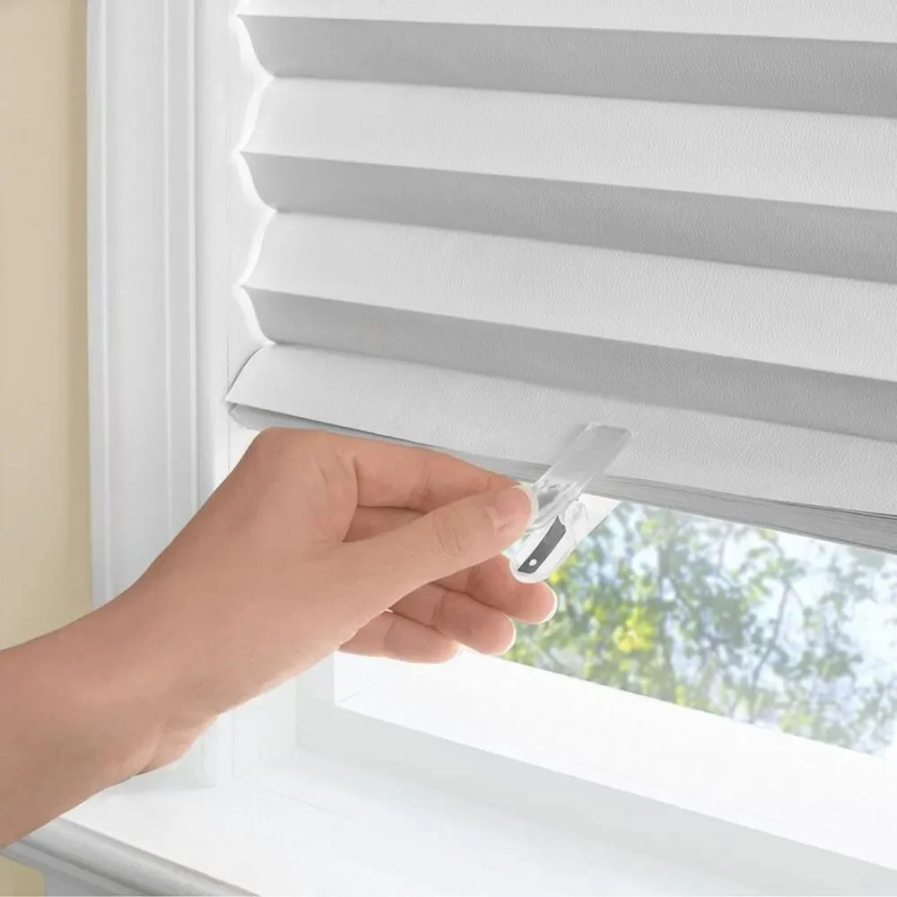 PowerSellerUSA Pleated Window Shades, Window Blinds Room Darkening Blinds 1